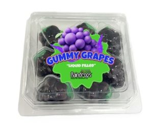 Raindrops Gummy Liquid Filled Grapes - 3.8oz