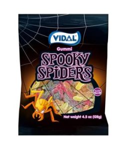 Vidal Spooky Spiders, 4.5oz Peg Bag