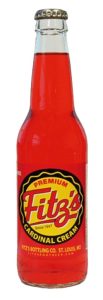 Fitz's Premium Cardinal Cream, 12oz Glass Bottle Soda