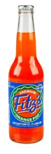 Fitz's Premium Orange Pop, 12oz Glass Bottle Soda