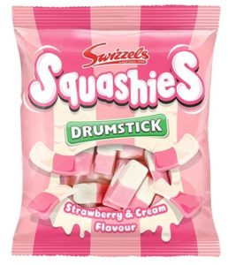 Limited Import - Squashies Strawberry & Cream - 1 Bag
