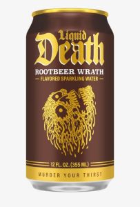 Liquid Death Sparkling Water, RootBeer Wrath, 12oz Can - 1 Can
