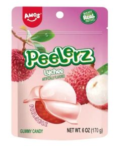 Amos Peelerz Lychee, 6oz Bag