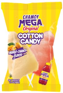 Chamoy Mega Mango-Chamoy Cotton Candy, 3.1oz bag