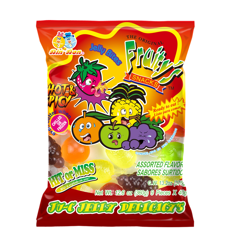 Fruity's Ju-C Jellies Hot & Spicy 12.6oz Bag