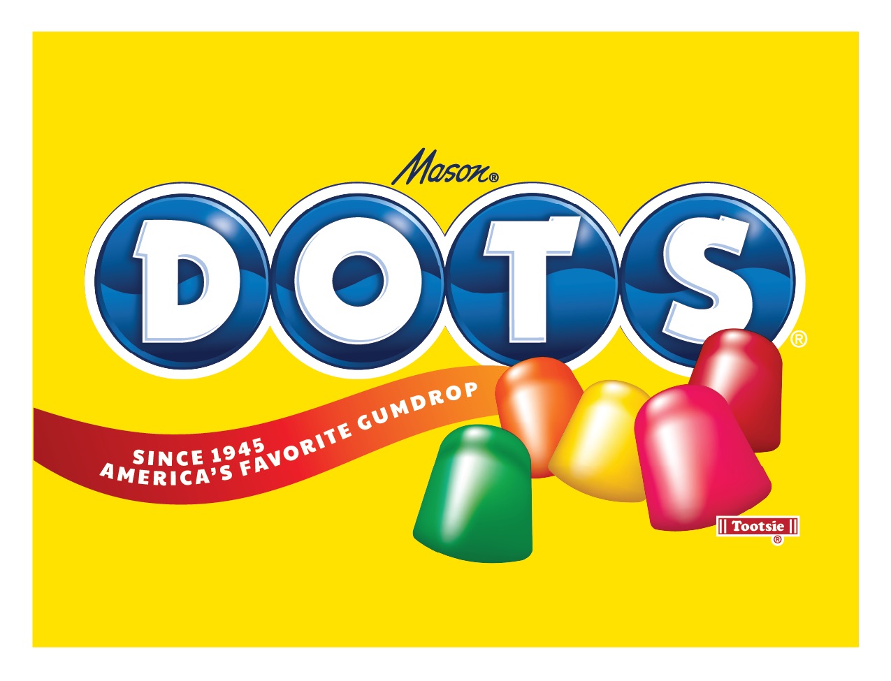 Magnet - Tootsie Roll Industries, DOTS Since 1945