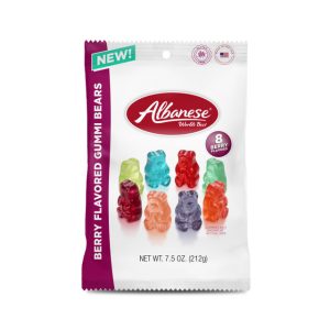 Albanese 8 Berry Flavored Bears 7.5oz Peg Bag