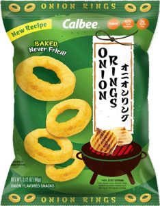 Calbee Baked Onion Rings 2.12oz Bag