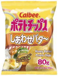 Calbee Honey Butter Potato Chips 2.8oz Bag