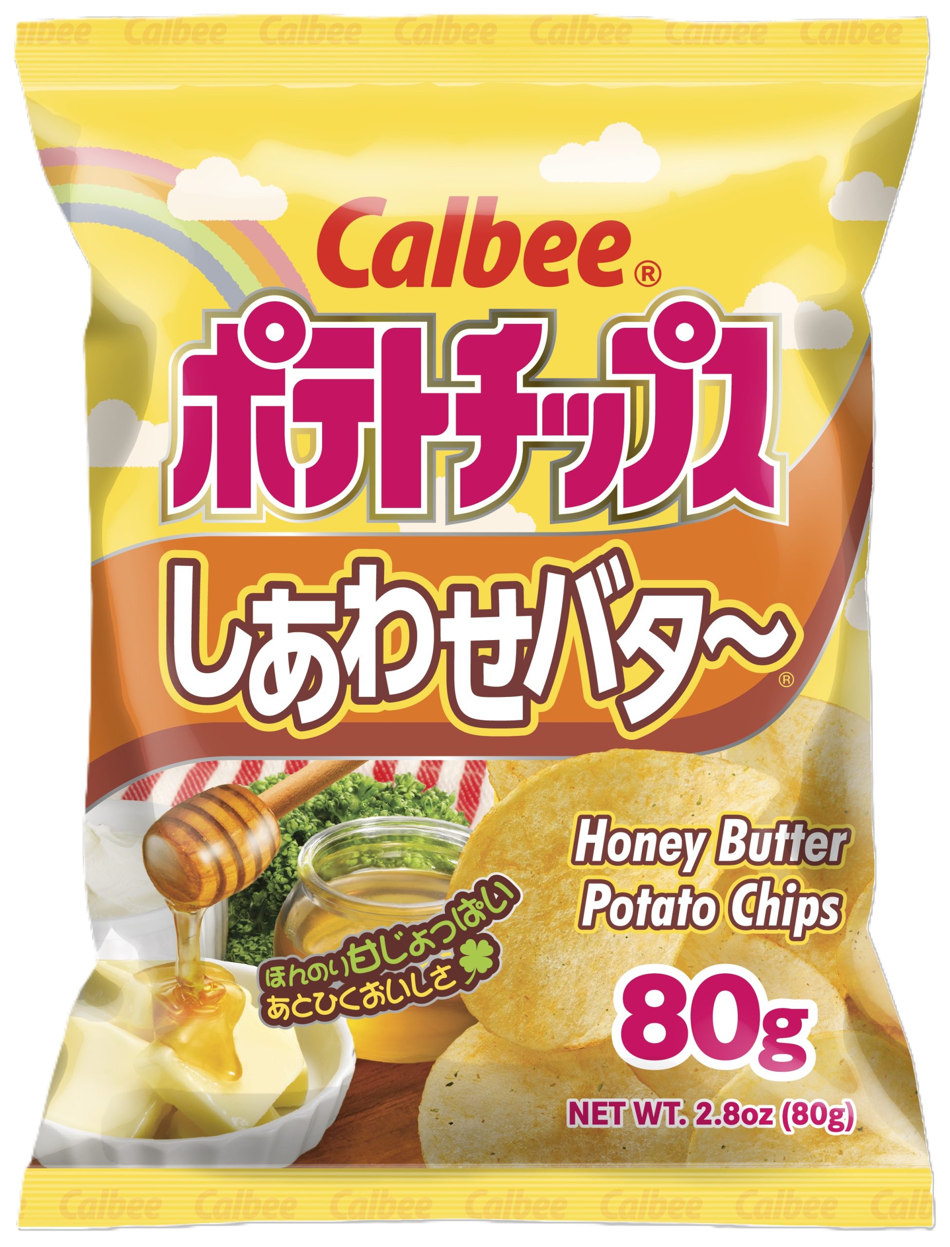 Calbee Honey Butter Potato Chips 2.8oz Bag