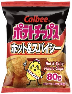 Calbee Hot & Spicy Potato Chips 2.8oz Bag