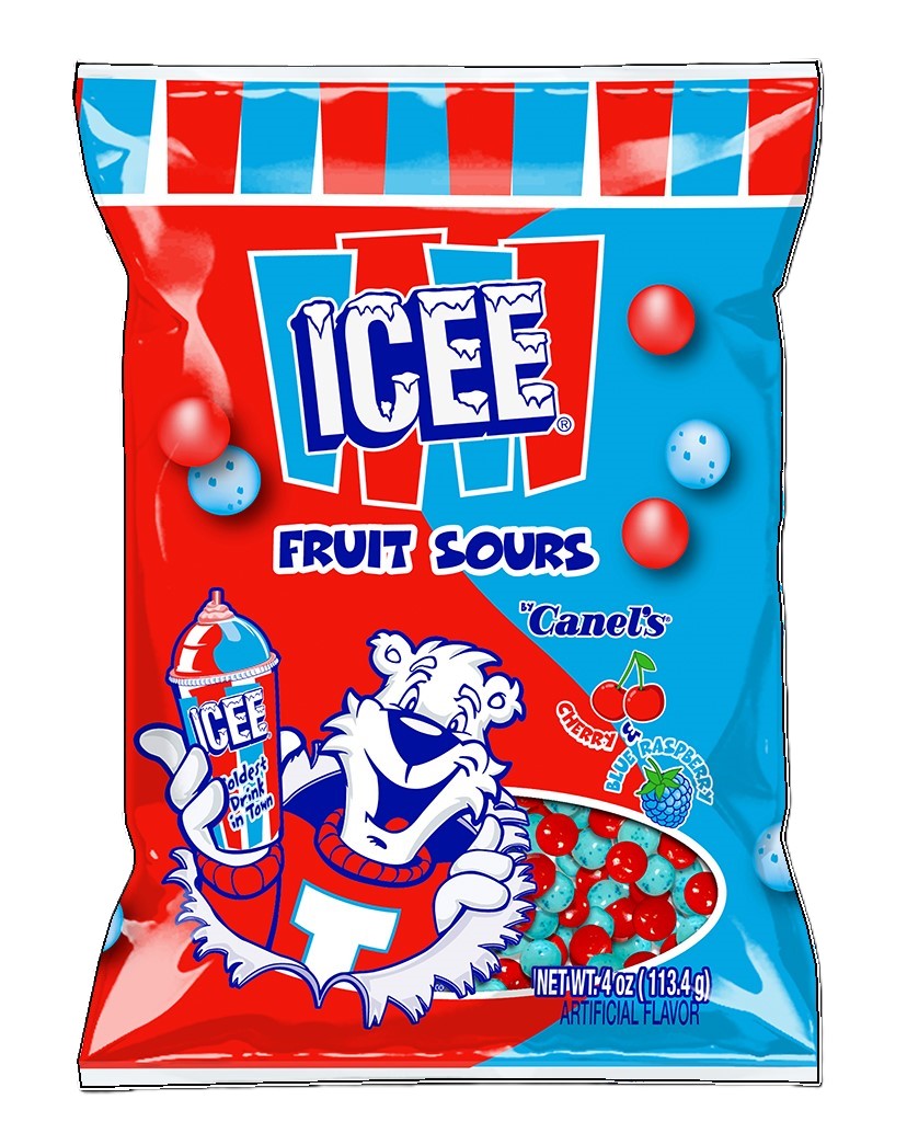 ICEE Fruit Sours 4oz Peg Bag - 1 Bag