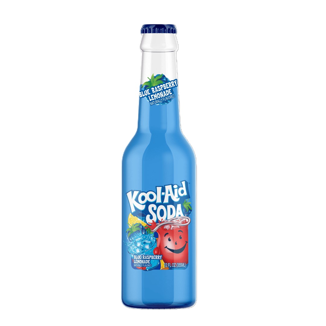 Kool-Aid Soda, Blue Raspberry Lemonade 12fl oz - 1 Bottle