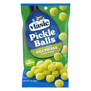 Vlasic Pickle Balls, Dill Pickle Corn Puffs 2oz Bag