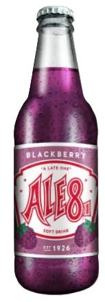 Ale-8 Blackberry Soda, 12oz Glass Bottle Soda