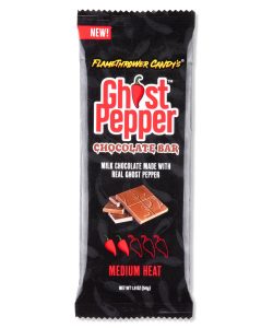 Flame Thrower Ghost Pepper Chocolate Bar 1.9oz Candy Bar