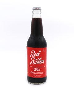 Red Ribbon Cola, 12 Fl oz Glass Bottle Soda