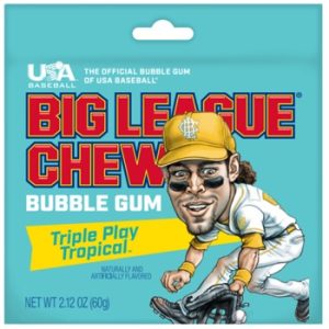 Big League Chew Triple Play Tropical 2.12oz Pouch