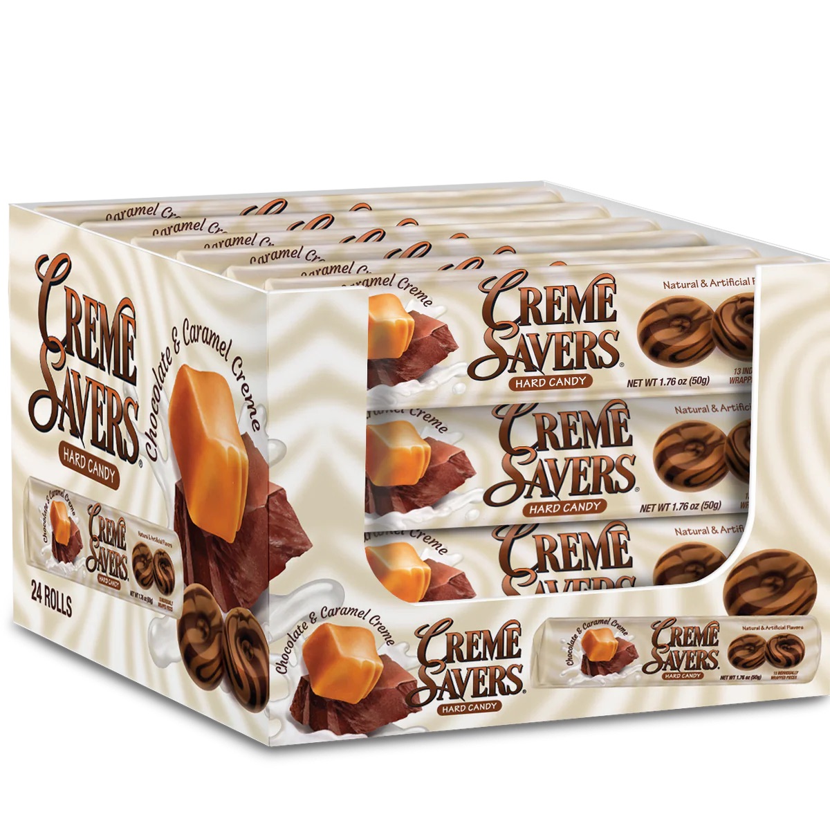 Creme Savers Rolls Chocolate & Caramel Creme