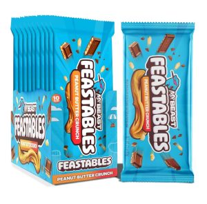 Mr. Beast Feastables Milk Choc PB Crunch 2.1oz Bar