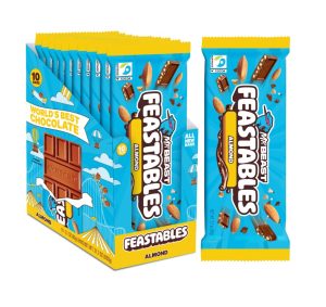 Mr. Beast Feastables Milk Chocolate Almond 2.1oz Bar