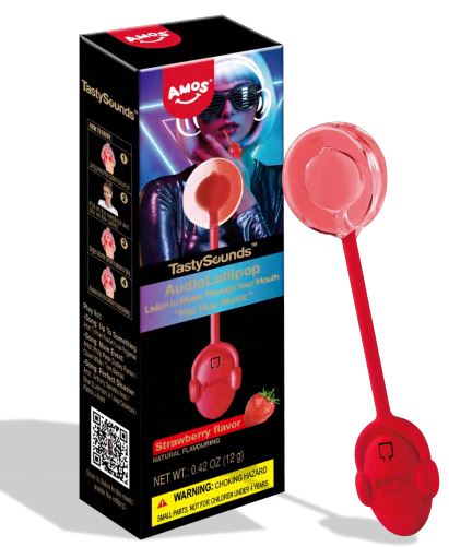 Tasty Sounds Lollipop Strawberry/Hip Hop - 0.42oz