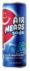 Airheads Soda - Blue Raspberry, 12oz can