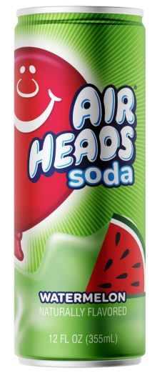 Airheads Soda - Watermelon, 12oz can