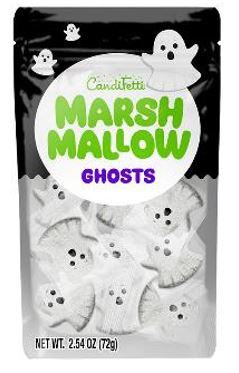 Candyfetti Marshmallow Ghosts, 2.54oz Bag