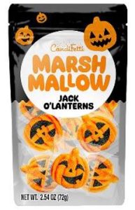 Candyfetti Marshmallow Jack-O-Lanterns, 2.54oz Bag