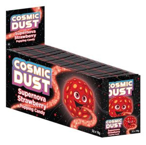 Cosmic Dust Supernova Strawberry Popping Candy .35oz Pouch