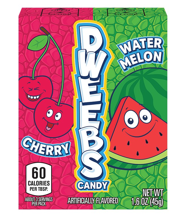Dweebs Candy Cherry & Watermelon 1.6oz Box - Image 2