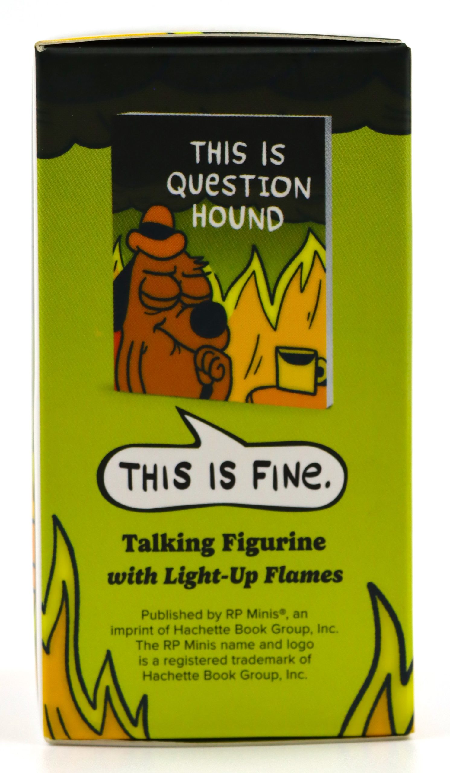 This is Fine - Talking Figurine with Light-Up Flames - Image 4