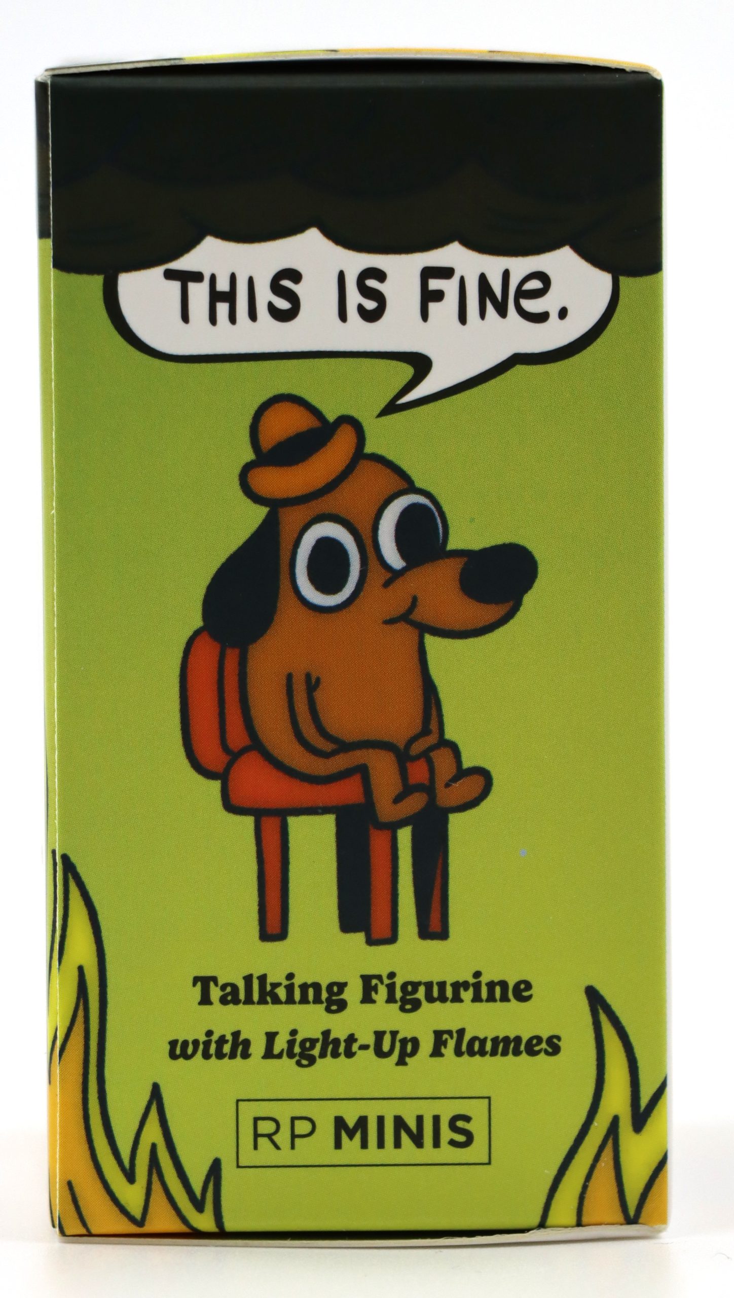 This is Fine - Talking Figurine with Light-Up Flames - Image 3