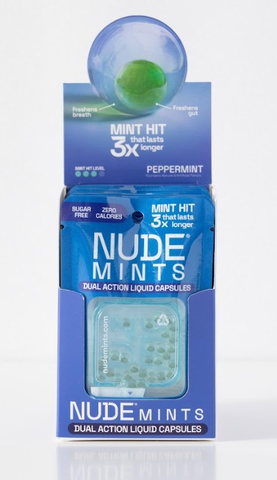 NUDE Mints Peppermint, Dual Action Liquid Capsules - Image 2