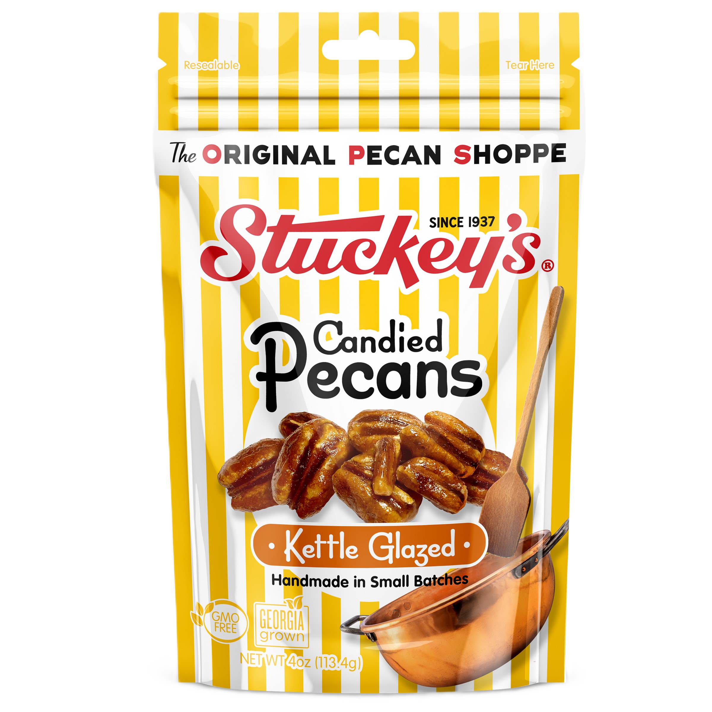 Stuckey's Toasted Pecans - Honey Roasted, 4oz bag