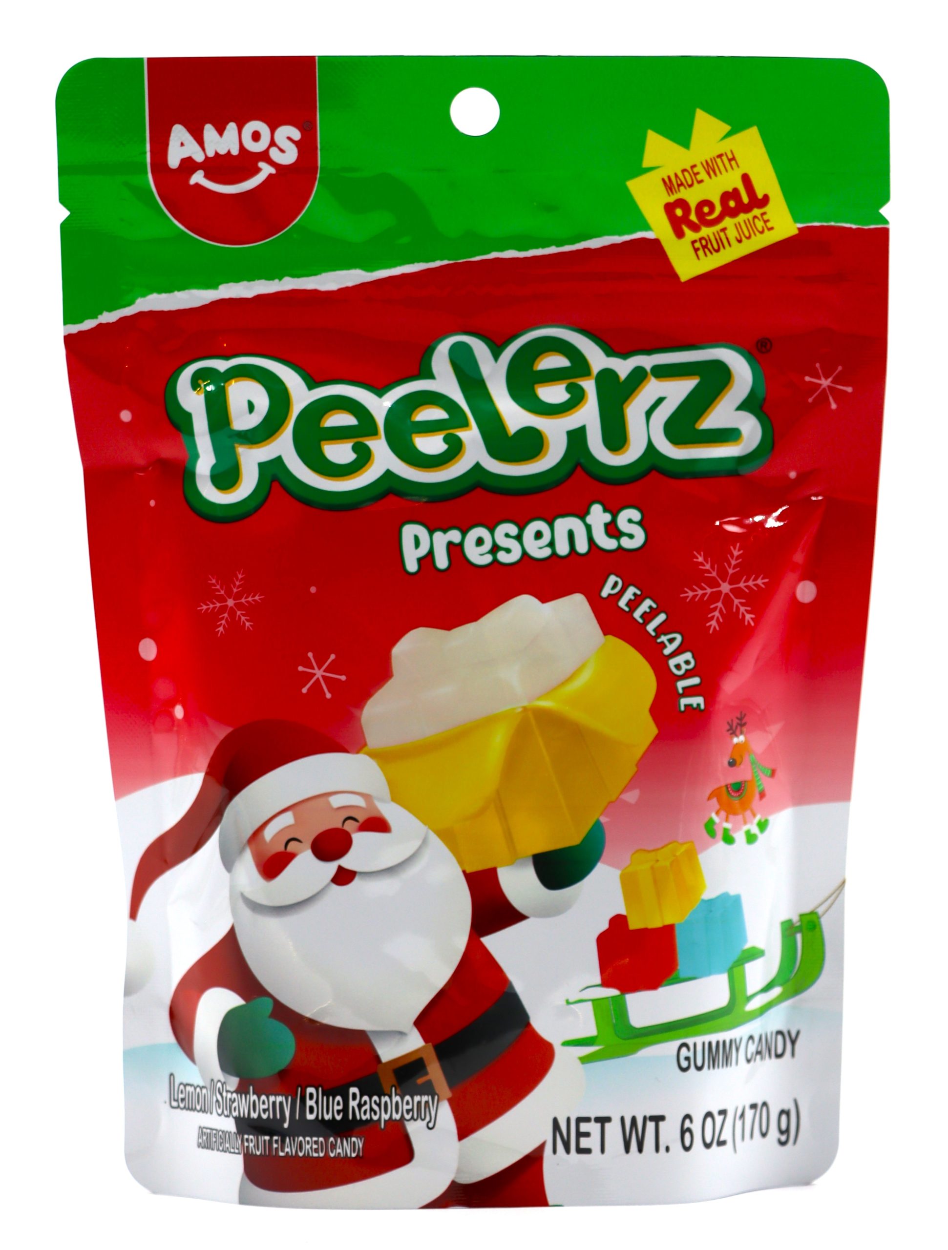 Amos Peelerz Holiday Gummy Presents, 6oz - Image 2