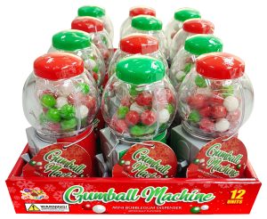 Christmas Mini Gumball Machine - 1.05oz Mini Gumball Machine