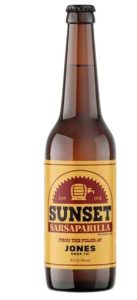 Jones Fallout Sunset Sarsaparilla, 12fl oz Glass Bottle Soda
