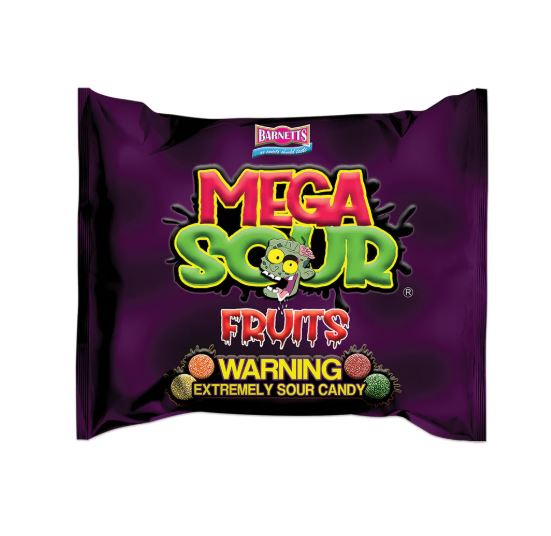 Limited Import - Barnetts Mega Sour Fruits 3.7oz