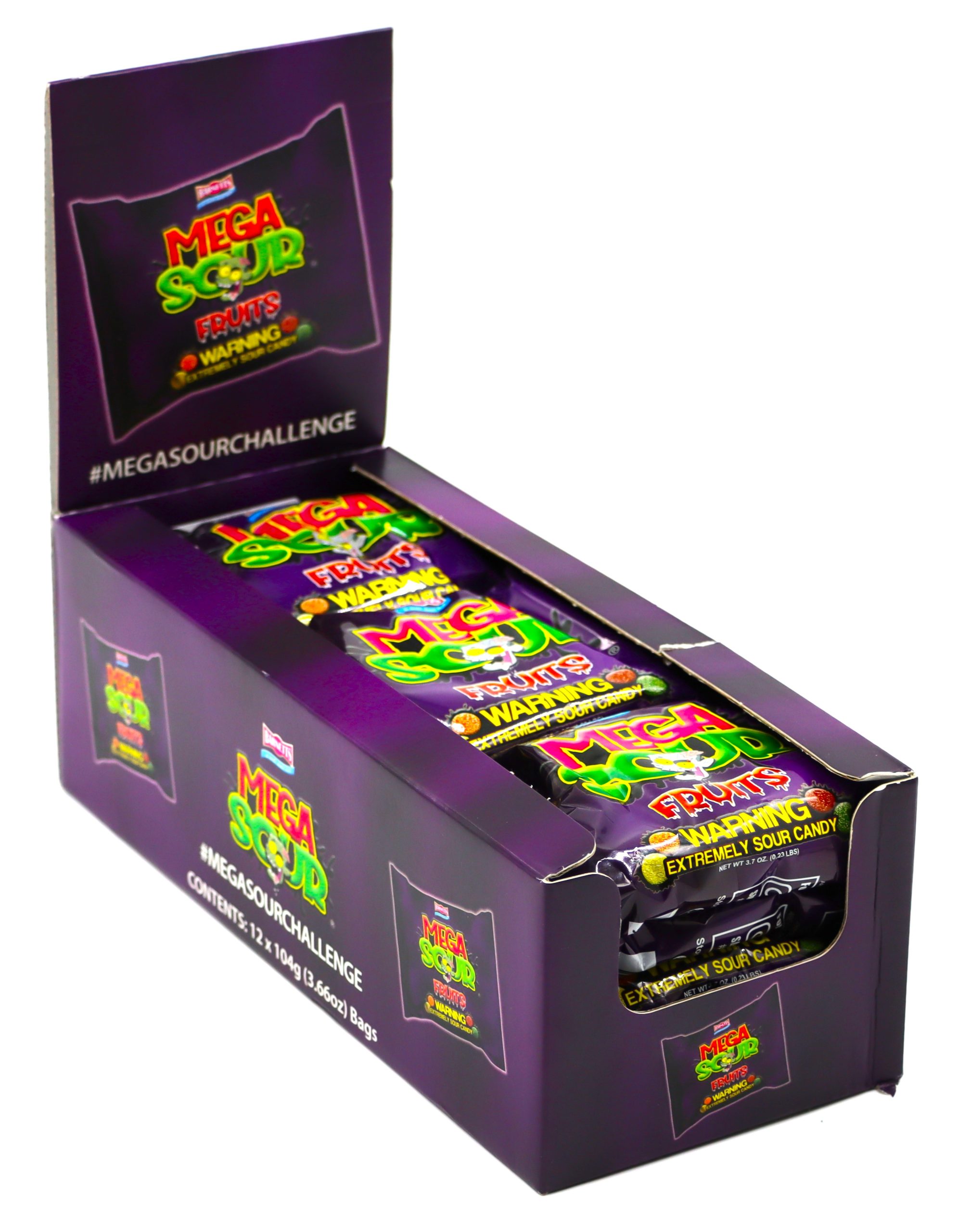 Limited Import - Barnetts Mega Sour Fruits 3.7oz - Image 2