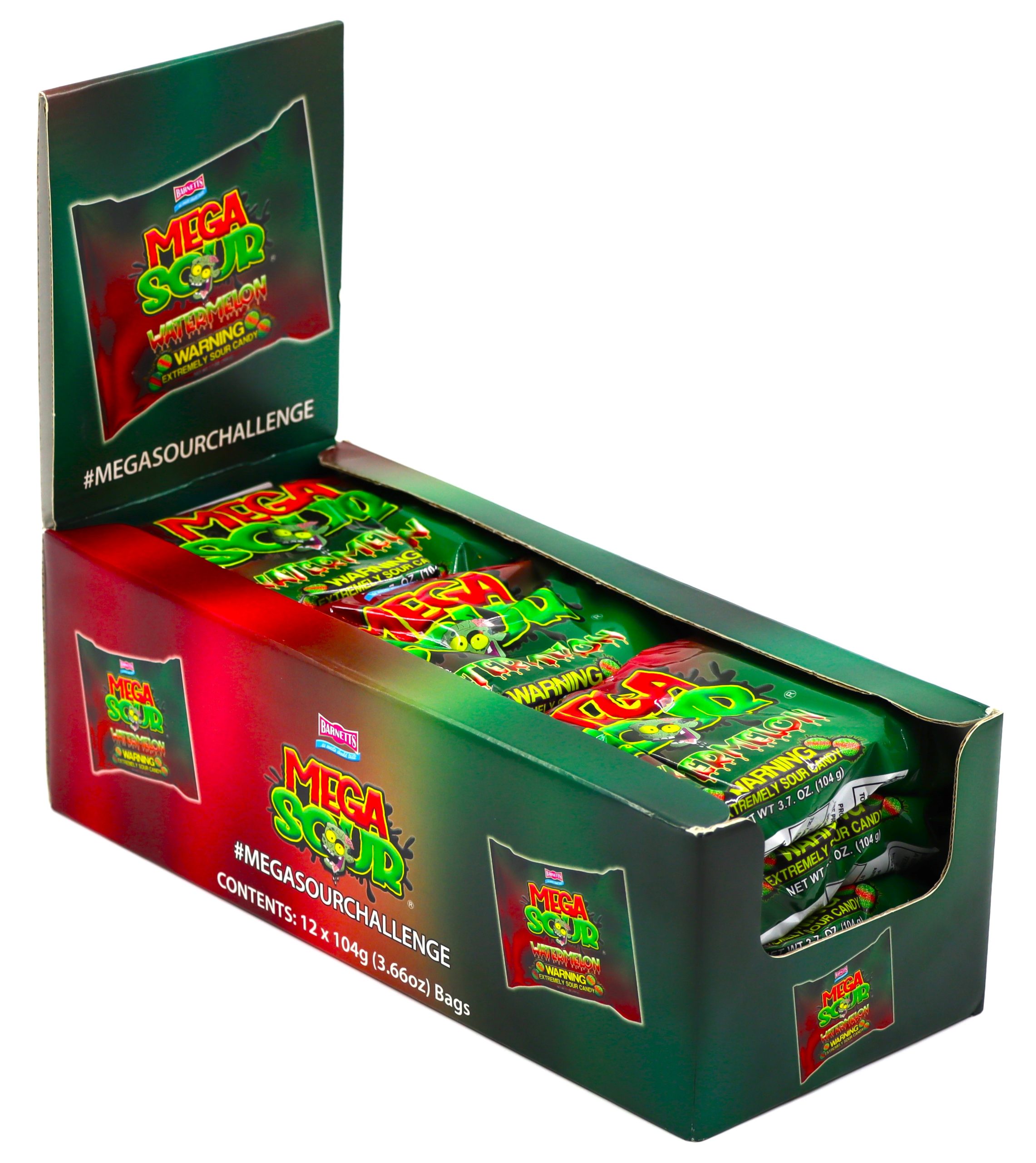 Limited Import - Barnetts Mega Sour Watermelon 3.7oz - Image 2
