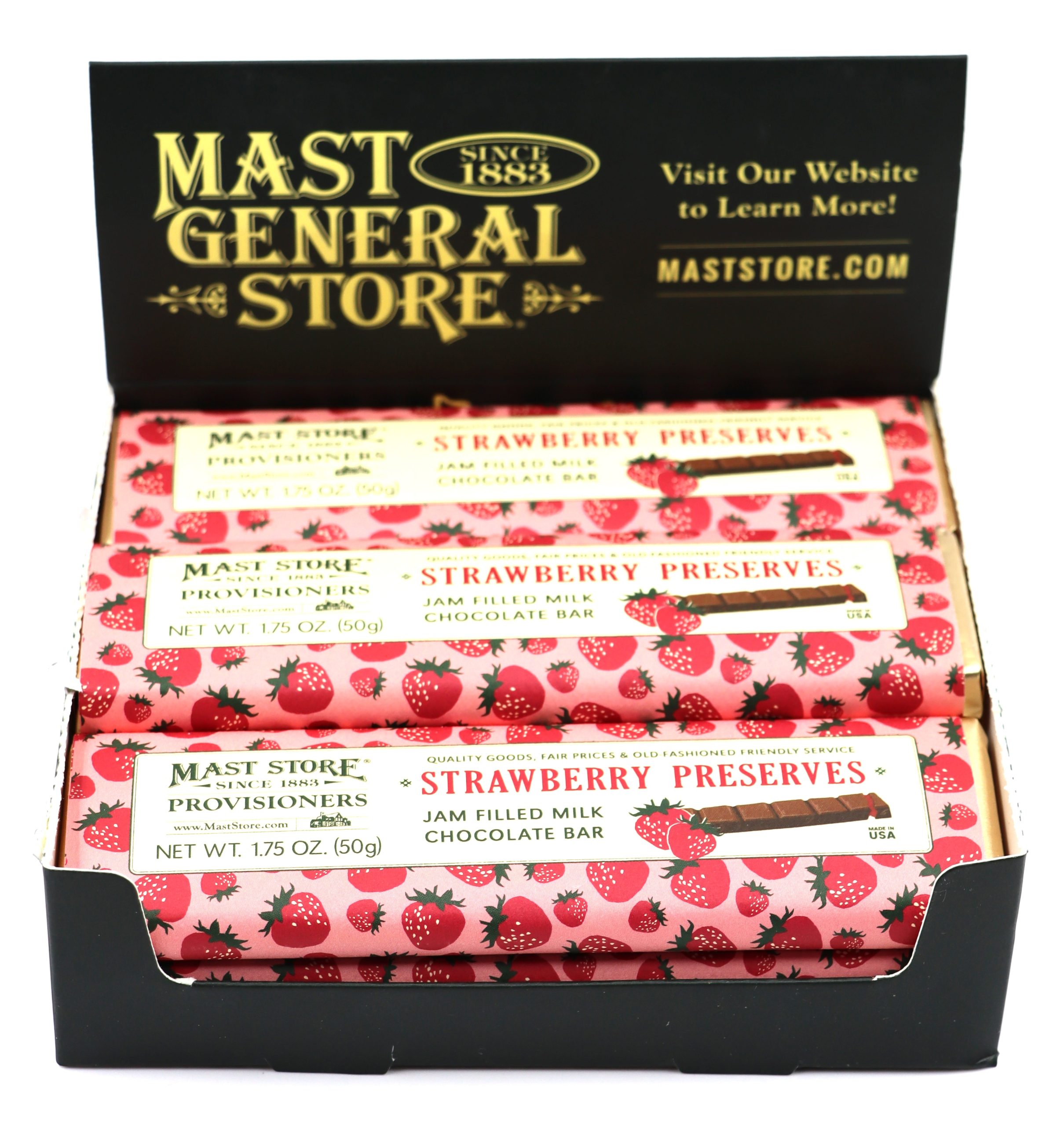 Mast General Chocolate Bar - Milk Strawberry Preserves Candy Bar - Image 4