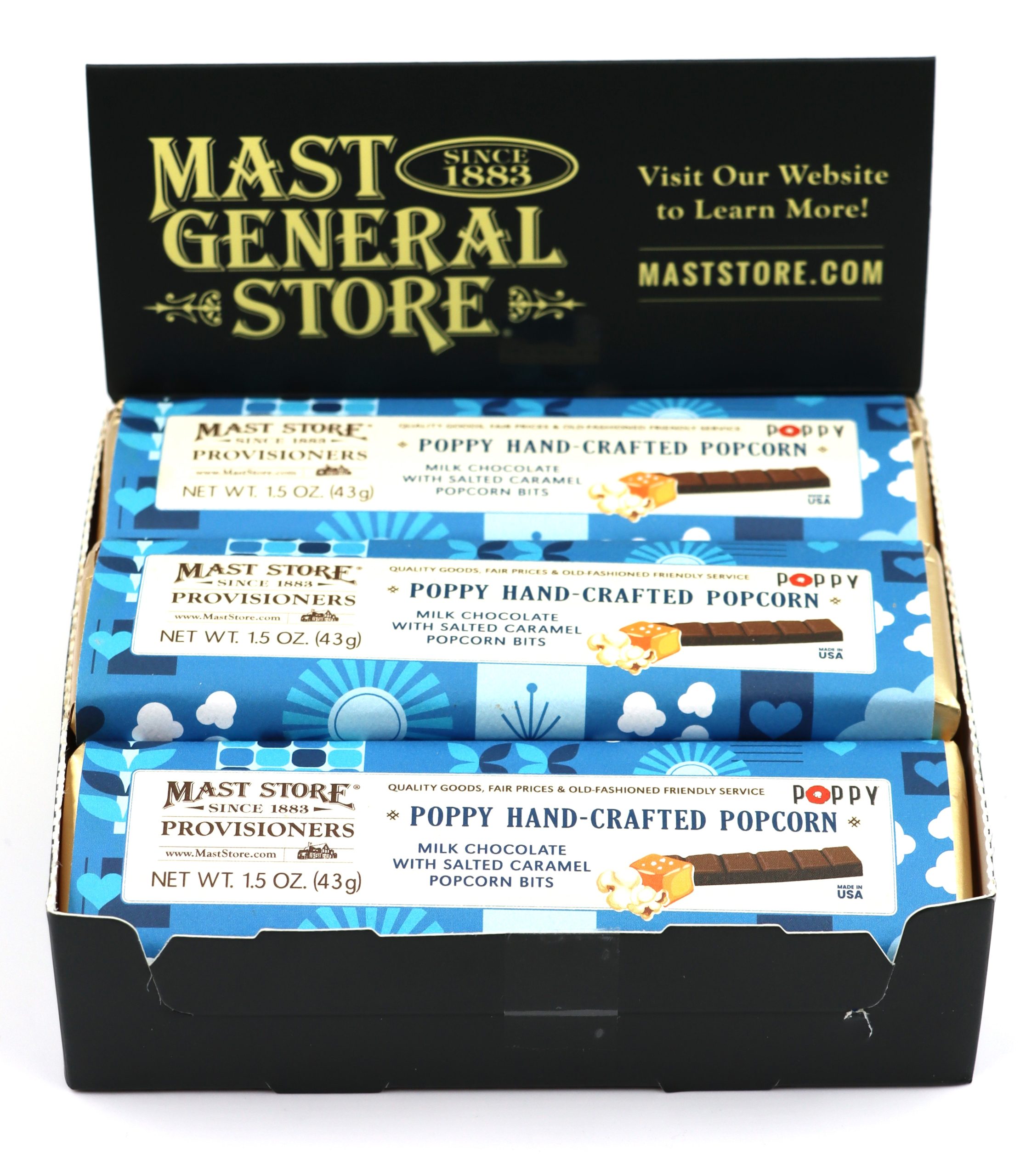 Mast General Chocolate Bar - Poppy Popcorn Candy Bar - Image 4