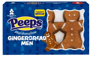 Peeps 3ct Holiday Marshmallow Gingerbread Men