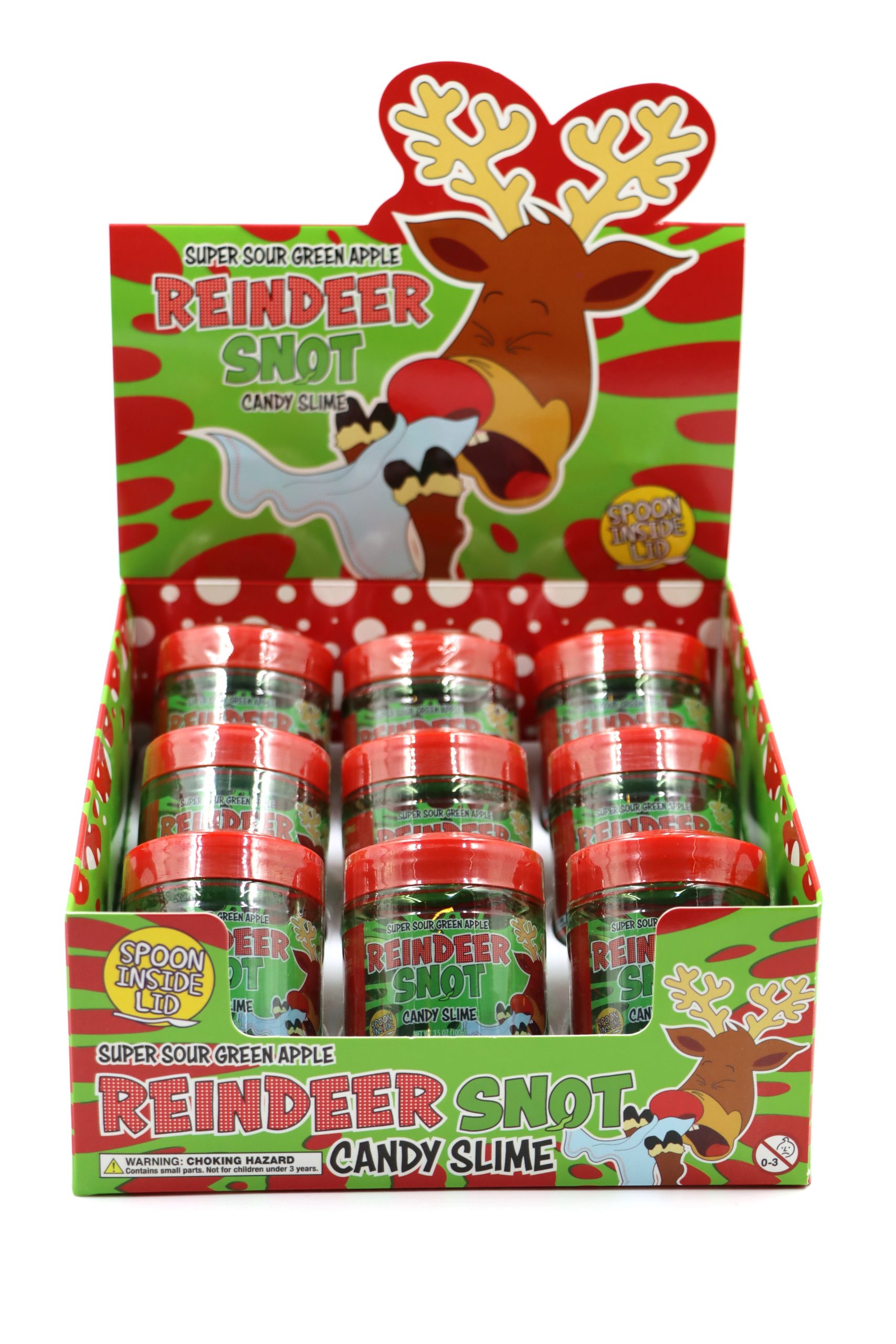 Reindeer Snot Holiday Candy Slime - 3.5oz - Image 2