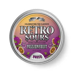 Retro Sours Passion Fruit, 2.12oz Tin