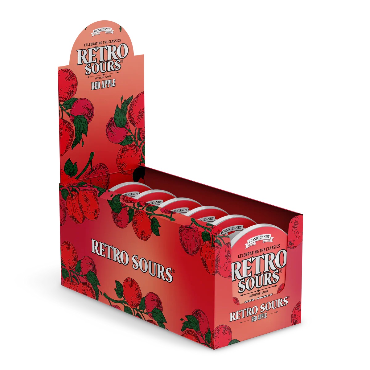 Retro Sours Red Apple, 2.12oz Tin - Image 2
