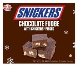 Snickers, 8oz Chocolate Fudge w/Snickers Pieces - 8oz