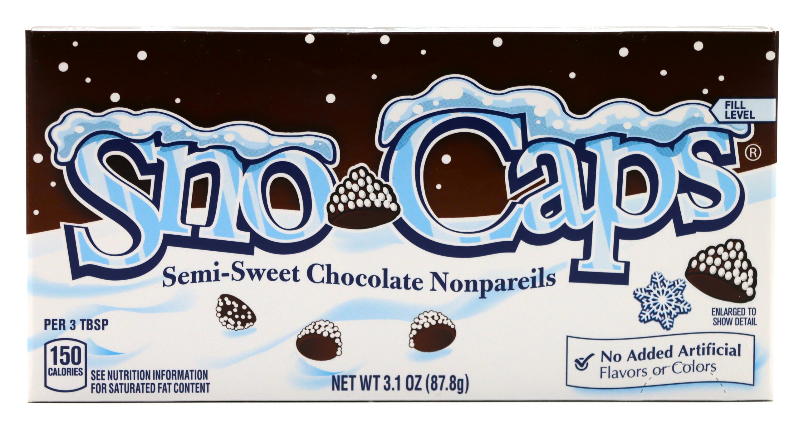 Sno-Caps Semi-Sweet Choc Nonpareils 3.1oz Theater Box